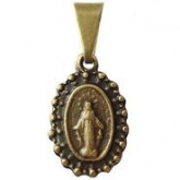 Medalha de Nossa Senhora das Graças - Ouro Velho - 1,2cm